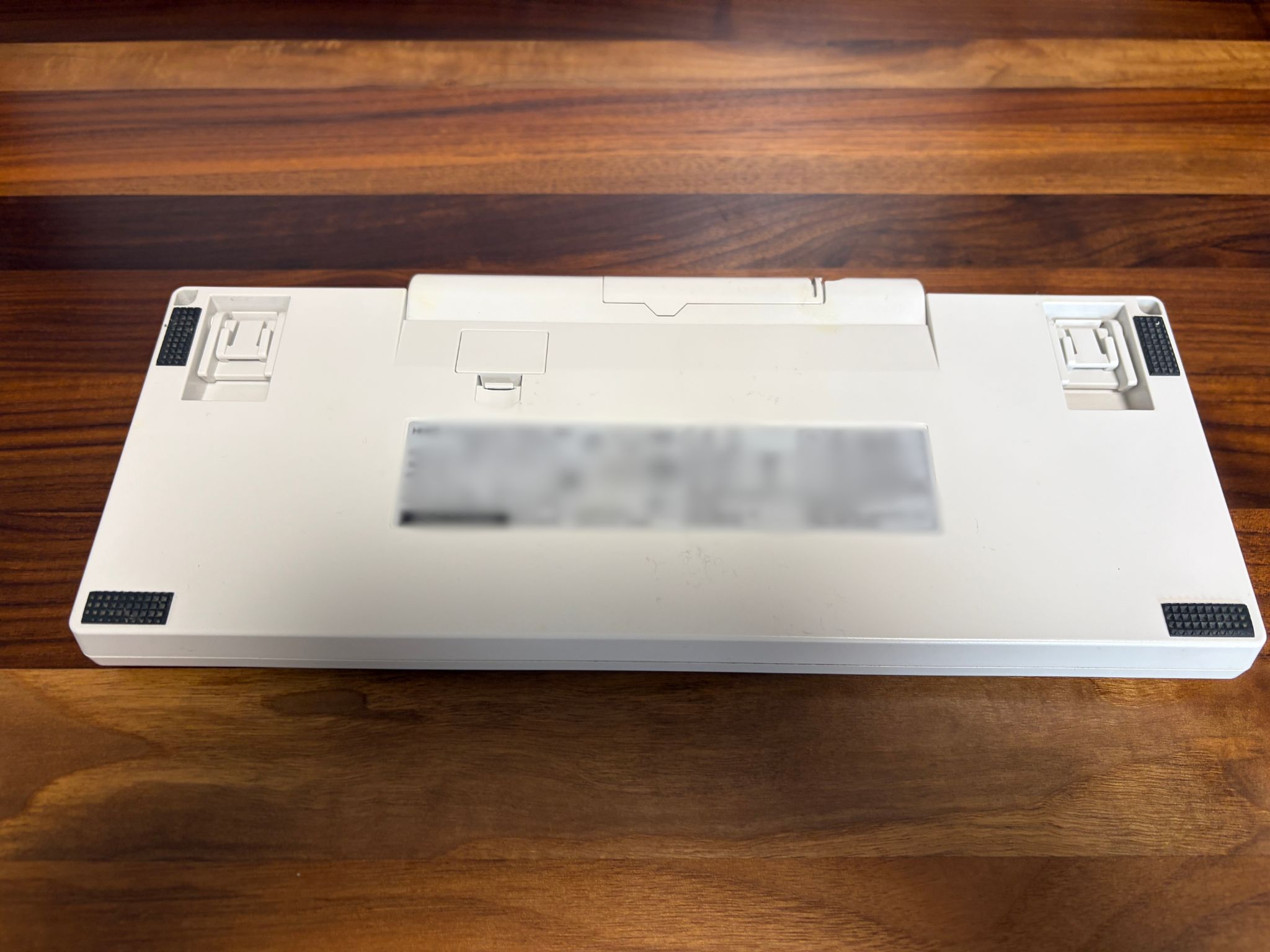 HHKB Professional HYBRID Type-S 裏面の型番ラベルとDIPスイッチ設定表（日本製・2020年製造）